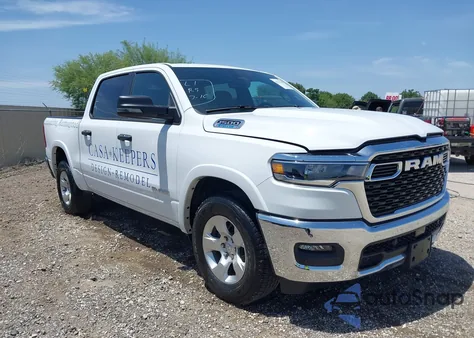 2025 Ram 1500 Lone Star 4X2 5'7 Box from USA, damaged, VIN 1C6RREFG2SN527646